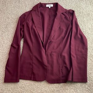 Dark red Charlotte Russe, small blazer